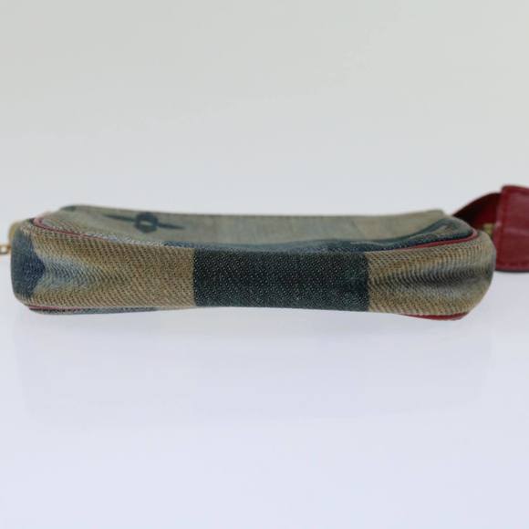 LOUIS VUITTON Monogram Denim Mini Pochette Accessoires Blue M68760 LV Auth 69550 - Picture 6 of 16